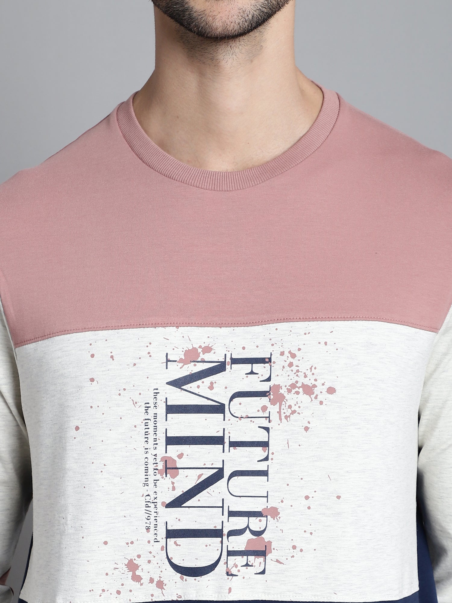 Cederwood Future Solid Block Full Sleeved T-shirt