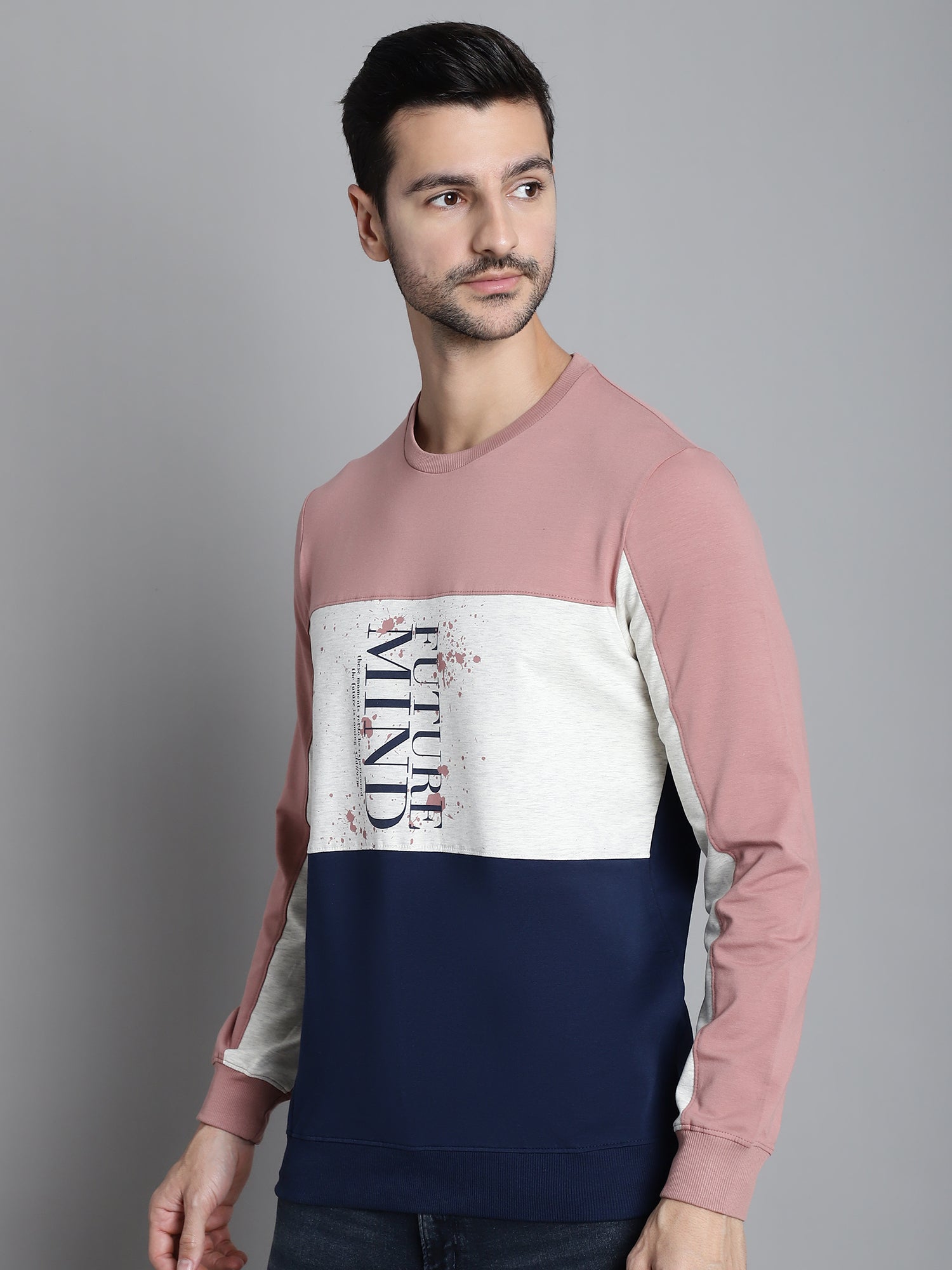 Cederwood Future Solid Block Full Sleeved T-shirt