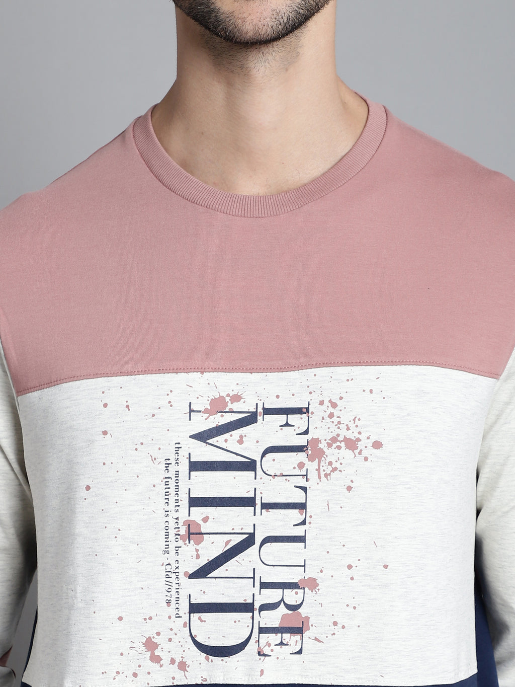 Cederwood Future Solid Block Full Sleeved T-shirt