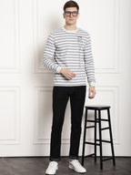 Heat Thermal Core Striper Full Sleeved T-shirt