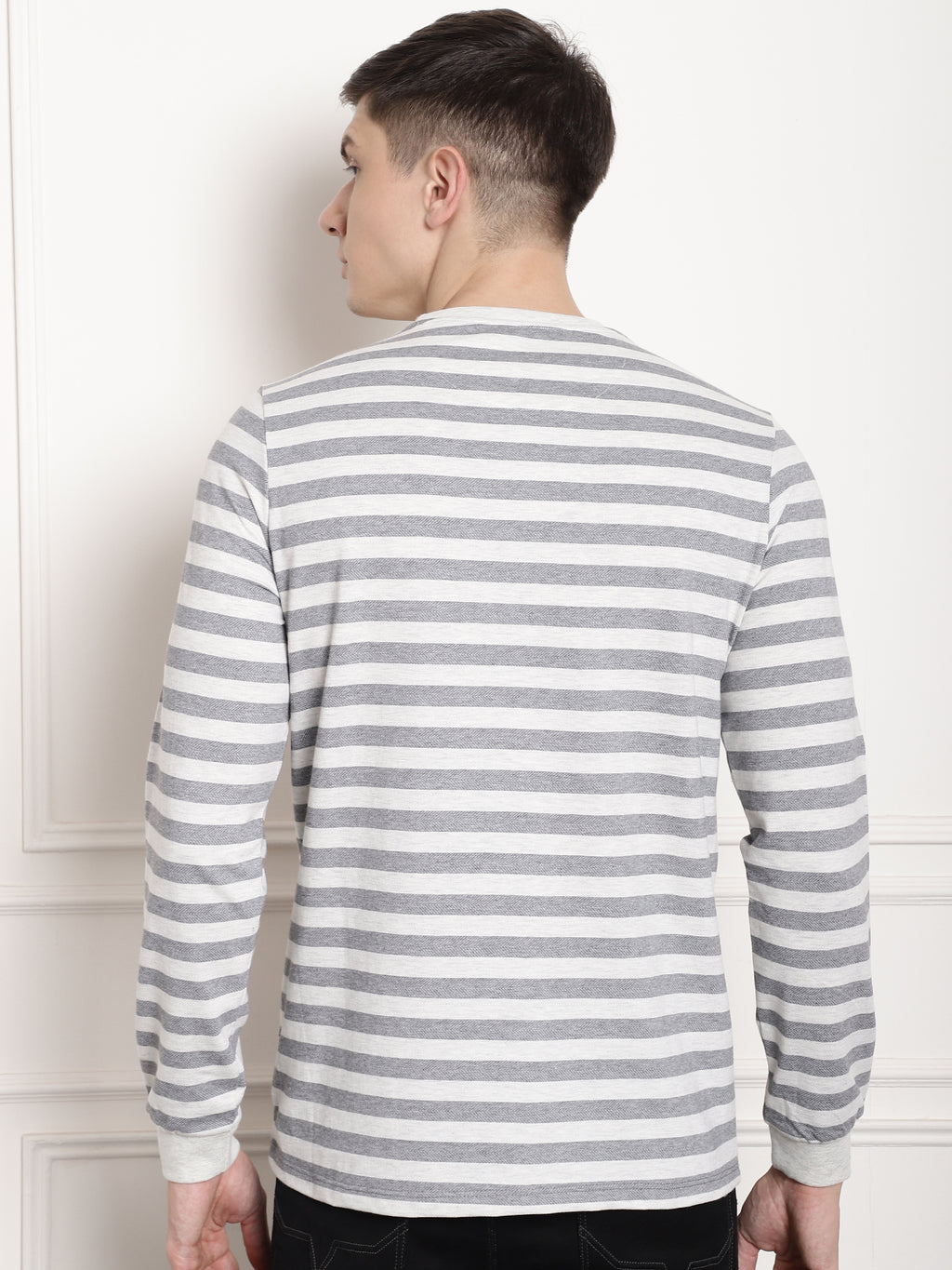 Heat Thermal Core Striper Full Sleeved T-shirt